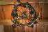 A wrought iron chandelier - wheel -Vine V (SI0211)